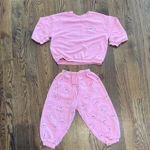 Indy and Pippa Bubblegum pink set